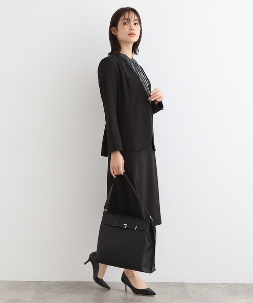 INDIVI（インディヴィ）の「◆【合皮】ワンショルダーバッグ（ショルダーバッグ・レディース・グレー/ブラック/ライトブルー・00）」の14枚目の写真