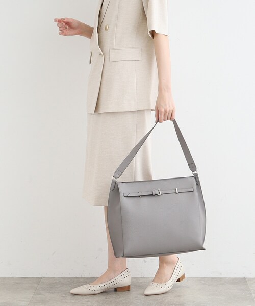 INDIVI（インディヴィ）の「◆【合皮】ワンショルダーバッグ（ショルダーバッグ・レディース・グレー/ブラック/ライトブルー・00）」の18枚目の写真
