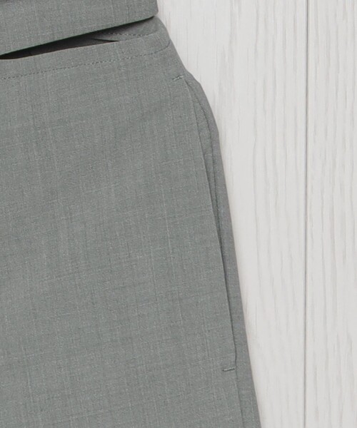 H　BEAUTY&YOUTH UNITED ARROWS（エイチビューティーアンドユースユナイテッドアローズ）の「＜H＞カットアウトパンツ（その他パンツ・レディース・ブラック/グレー・S/M）」の7枚目の写真