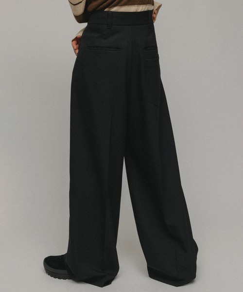 M TO R（ムウトアール）の「［PANTS］NEW SUSTAINABLE PANTS WPOCKET（その他パンツ・レディース・チャコールグレー/ブラック/ベージュ・38/40/42）」の9枚目の写真