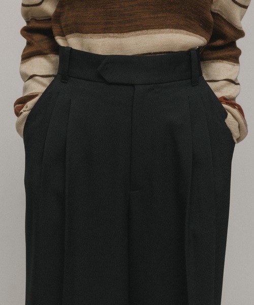 M TO R（ムウトアール）の「［PANTS］NEW SUSTAINABLE PANTS WPOCKET（その他パンツ・レディース・チャコールグレー/ブラック/ベージュ・38/40/42）」の10枚目の写真