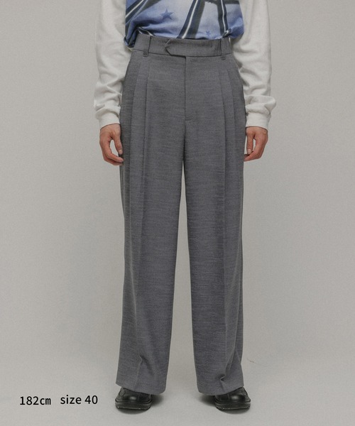 M TO R（ムウトアール）の「［PANTS］NEW SUSTAINABLE PANTS WPOCKET（その他パンツ・レディース・チャコールグレー/ブラック/ベージュ・38/40/42）」の14枚目の写真