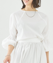 abahouse mavie | ナイロンストレッチプルオーバー(シャツ/ブラウス)