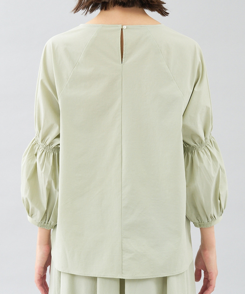 abahouse mavie（アバハウスマヴィ）の「ナイロンストレッチプルオーバー（シャツ/ブラウス・レディース・チャコールグレー/ホワイト/セージグリーン・フリー）」の20枚目の写真