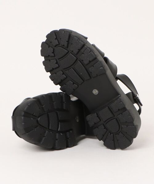 algy(アルジー)の「(ALGY) 厚底 グルカサンダル(サンダル・キッズ・ホワイト/ブラック・22.5cm/23.5cm/23.0cm/24.0cm)」の3枚目の写真