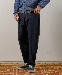 INDIGO LABEL] HEMP WIDE DENIM：ヘンプ混 ワイドデニム ワイド 