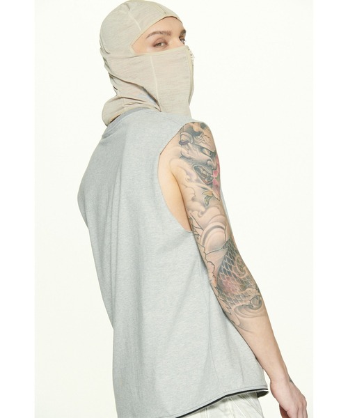 LIBERE(リベーレ)の「【LIBERE】ZIP SLEEVELESS TOP(タンクトップ・メンズ・グレー/ホワイト・L/M/S)」の22枚目の写真
