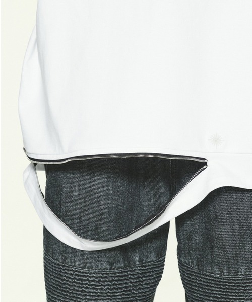 LIBERE(リベーレ)の「【LIBERE】ZIP SLEEVELESS TOP(タンクトップ・メンズ・グレー/ホワイト・L/M/S)」の10枚目の写真