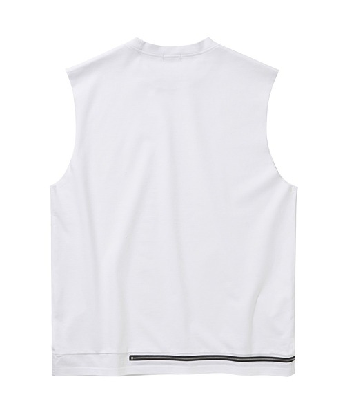 LIBERE(リベーレ)の「【LIBERE】ZIP SLEEVELESS TOP(タンクトップ・メンズ・グレー/ホワイト・L/M/S)」の18枚目の写真