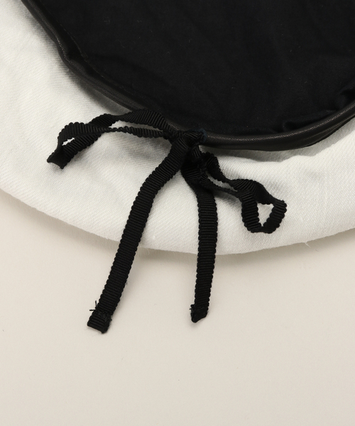 IENA（イエナ）の「【KIJIMA TAKAYUKI/キジマ タカユキ 】LINEN WOOL BERET ベレー（ハンチング/ベレー帽・レディース・アイボリー・FREE）」の8枚目の写真