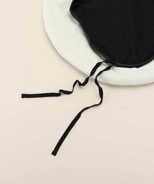 IENA（イエナ）の「【KIJIMA TAKAYUKI/キジマ タカユキ 】LINEN WOOL BERET ベレー（ハンチング/ベレー帽・レディース・アイボリー・FREE）」の9枚目の写真