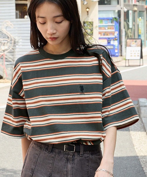 美品☆YOOU Over boarder polo(オーバーボーダーポロ) YOOU ポロシャツ ポロ Over boarder polo(オーバーボーダーポロ