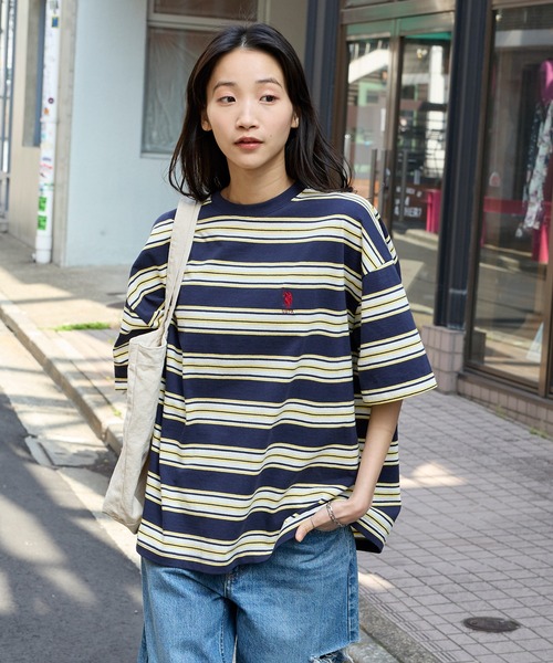 １着でも送料無料 POLO U.S. ASSN. ワンポイント刺繍 別注 /ユーエスポロアッスン トップス