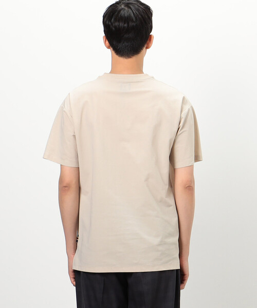 COMME CA COMMUNE(コムサコミューン)の「梨地ジョーゼット ガムストレッチ Tシャツ(Tシャツ/カットソー・メンズ・アイボリー/グリーン系その他/ブラック・MEDIUM/LARGE)」の15枚目の写真