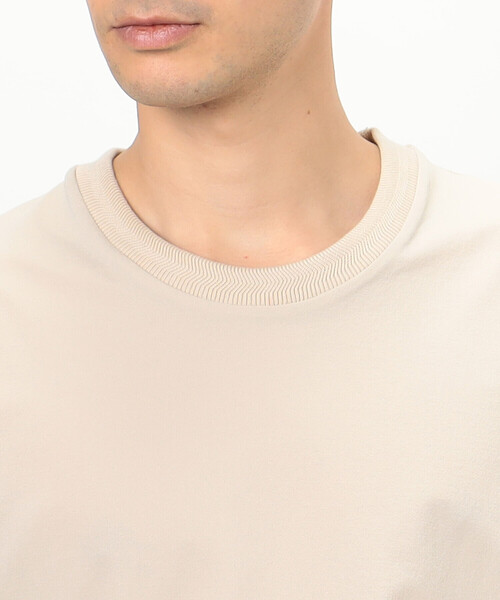 COMME CA COMMUNE(コムサコミューン)の「梨地ジョーゼット ガムストレッチ Tシャツ(Tシャツ/カットソー・メンズ・アイボリー/グリーン系その他/ブラック・MEDIUM/LARGE)」の16枚目の写真