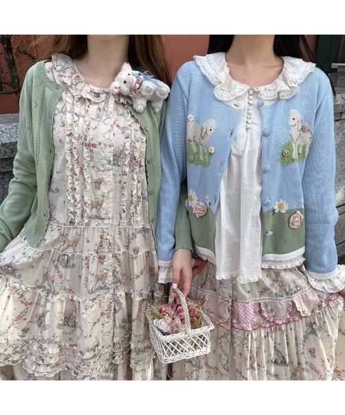 PINK HOUSE（ピンクハウス）の「ひつじプリントワンピース