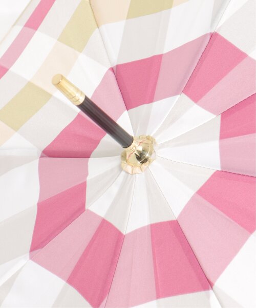 LBC（エルビーシー）の「カラフルギンガムチェック 長傘（長傘・レディース・ブルー/ピンク・FREE）」の7枚目の写真