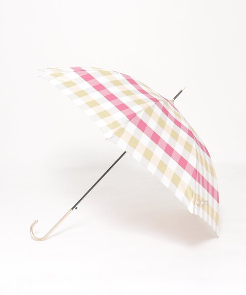 LBC（エルビーシー）の「カラフルギンガムチェック 長傘（長傘・レディース・ブルー/ピンク・FREE）」の12枚目の写真
