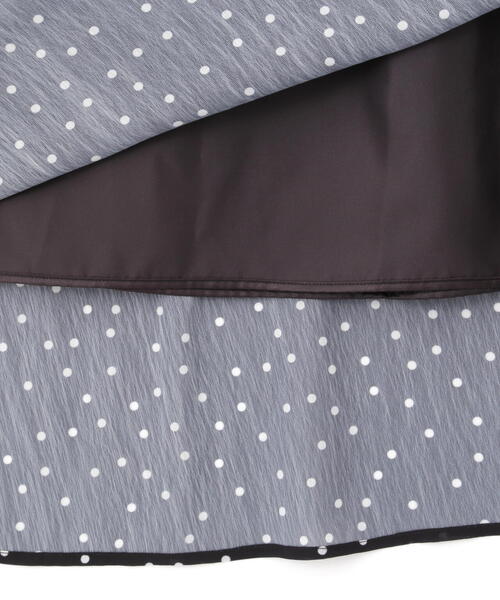 PROPORTION BODY DRESSING（プロポーションボディドレッシング）の「パフスリーブドット柄ワンピース / 1214140420（ワンピース・レディース・ブラック/ベージュ・MEDIUM/SMALL）」の9枚目の写真