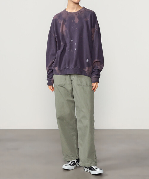 orSlow(オアスロウ)の「orSlow | サマーニット VINTAGE FINISHED WOMEN(スウェット・レディース・グレー系その他・1)」の10枚目の写真