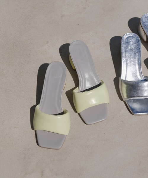 Kastane(カスタネ)の「ミュールサンダル(サンダル・レディース・ブラック/イエロー/シルバー・38/36/37)」の19枚目の写真