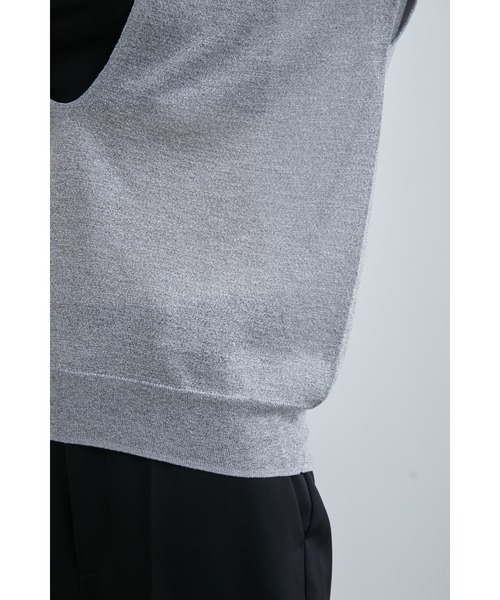 【セール】ｗａｓｈシアーメタリックＤ／ＮニットＶＥ（ニット/セーター）｜MIESROHE（ミースロエ）