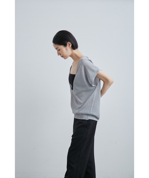 【セール】ｗａｓｈシアーメタリックＤ／ＮニットＶＥ（ニット/セーター）｜MIESROHE（ミースロエ）