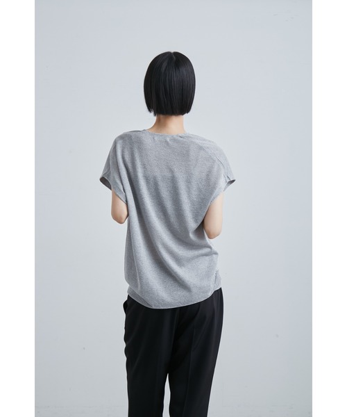 【セール】ｗａｓｈシアーメタリックＤ／ＮニットＶＥ（ニット/セーター）｜MIESROHE（ミースロエ）