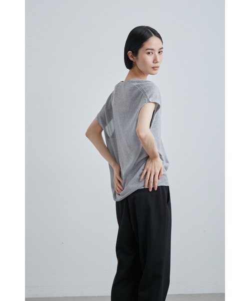 【セール】ｗａｓｈシアーメタリックＤ／ＮニットＶＥ（ニット/セーター）｜MIESROHE（ミースロエ）