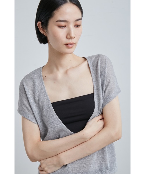 【セール】ｗａｓｈシアーメタリックＤ／ＮニットＶＥ（ニット/セーター）｜MIESROHE（ミースロエ）