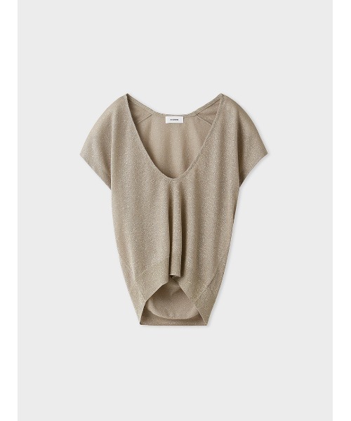【セール】ｗａｓｈシアーメタリックＤ／ＮニットＶＥ（ニット/セーター）｜MIESROHE（ミースロエ）