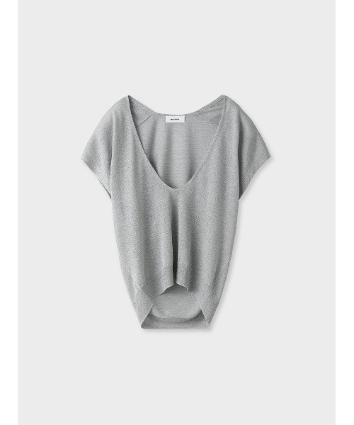 【セール】ｗａｓｈシアーメタリックＤ／ＮニットＶＥ（ニット/セーター）｜MIESROHE（ミースロエ）