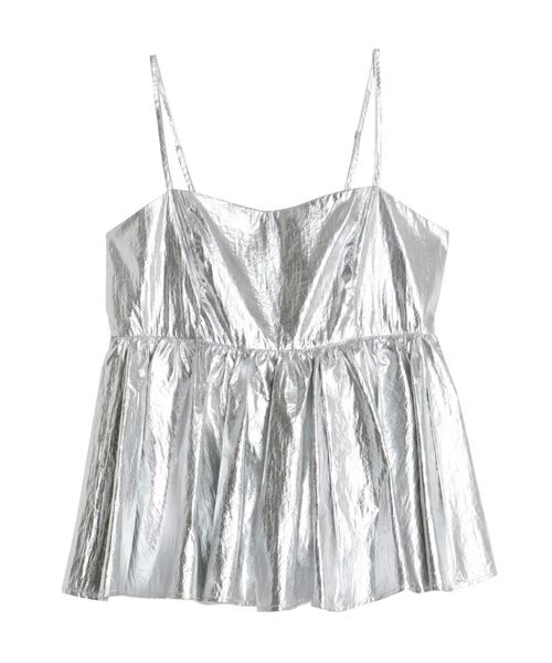 ELENDEEK(エレンディーク)の「シャイニーキャミソール(キャミソール・レディース・ブラック/シルバー・FREE)」の21枚目の写真