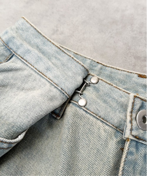 Bling Leads（ブリングリーズ）の「【Bl】【Bling leads】ヴィンテージ加工 バギーデニムパンツ（デニムパンツ・レディース・ブラック/ライトインディゴブルー/スミクロ・SMALL/MEDIUM）」の17枚目の写真