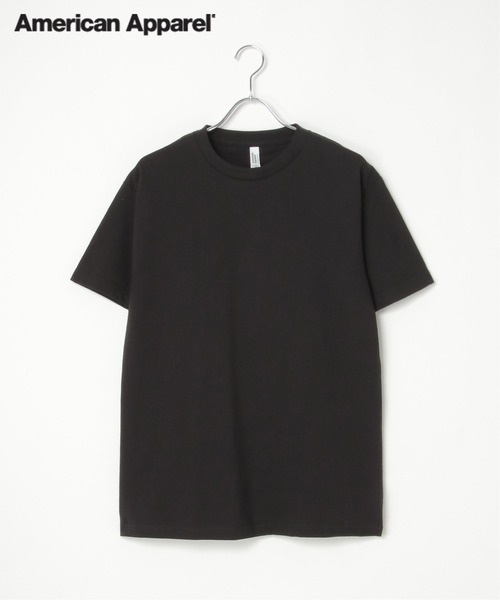 American Apparel（アメリカンアパレル）の「【American Apparel】6.0oz USA COTTON ユニセックスハーフスリーブＴ（Tシャツ/カットソー・メンズ・ブラック/グレー/チャコールグレー/クリーム/ホワイト/ライトグレー・S/M/L/LL）」の3枚目の写真