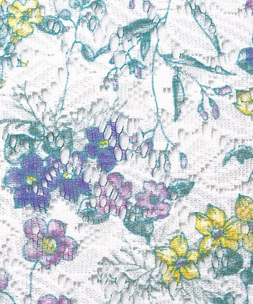 新品　花柄レースプリント アンサンブル✨ 花柄レースプリント素敵✨レース豪華✨ セール】上品レース花柄プリントアンサンブル（アンサンブル