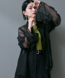 HARE | ギャザーワイドシアーシャツ(HARE)(シャツ/ブラウス)