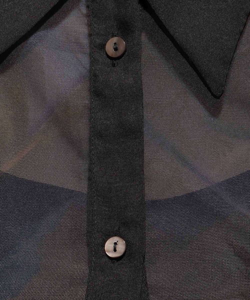 HARE（ハレ）の「ギャザーワイドシアーシャツ(HARE)（シャツ/ブラウス・レディース・ブルー/グレー/ピンク/ブラック・FREE）」の22枚目の写真