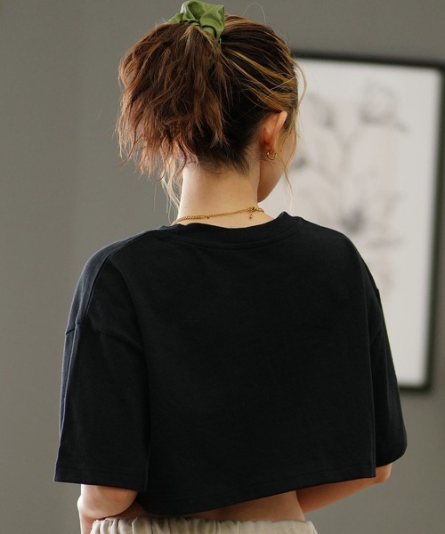 RVCA(ルーカ)の「RVCA/ルーカ Tシャツ CROP LTD BE04C-P20(Tシャツ/カットソー・レディース・ホワイト/ブラック/グレー・M/S)」の21枚目の写真