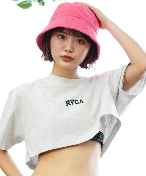 RVCA(ルーカ)の「RVCA/ルーカ Tシャツ CROP LTD BE04C-P20(Tシャツ/カットソー・レディース・ホワイト/ブラック/グレー・M/S)」の15枚目の写真