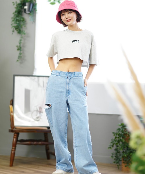 RVCA(ルーカ)の「RVCA/ルーカ Tシャツ CROP LTD BE04C-P20(Tシャツ/カットソー・レディース・ホワイト/ブラック/グレー・M/S)」の11枚目の写真