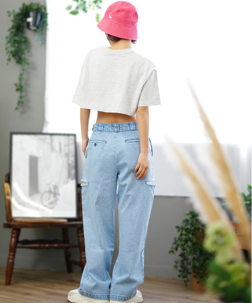 RVCA(ルーカ)の「RVCA/ルーカ Tシャツ CROP LTD BE04C-P20(Tシャツ/カットソー・レディース・ホワイト/ブラック/グレー・M/S)」の10枚目の写真