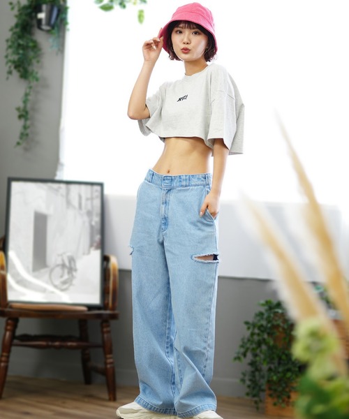 RVCA(ルーカ)の「RVCA/ルーカ Tシャツ CROP LTD BE04C-P20(Tシャツ/カットソー・レディース・ホワイト/ブラック/グレー・M/S)」の8枚目の写真