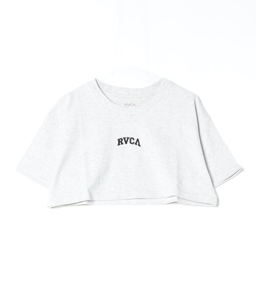 RVCA(ルーカ)の「RVCA/ルーカ Tシャツ CROP LTD BE04C-P20(Tシャツ/カットソー・レディース・ホワイト/ブラック/グレー・M/S)」の4枚目の写真