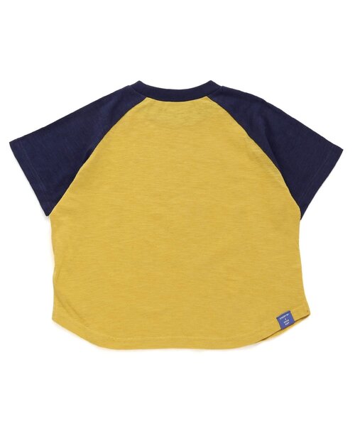 BREEZE（ブリーズ）の「フードフォトTシャツ（Tシャツ/カットソー・キッズ・ブラック/オレンジ/イエロー・80/90/100/110/120/130/140）」の6枚目の写真