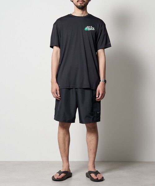 NIKE(ナイキ)の「NIKE/ナイキ 【国内FREAK'S STORE限定】EXCLUSIVE 水陸両用 RASH GUARD S/S TEE /ラッシュガード ショートスリーブTシャツ(Tシャツ/カットソー・メンズ・ネイビー/ホワイト/グリーン/ブラック・SMALL/MEDIUM/LARGE/X-LARGE)」の11枚目の写真