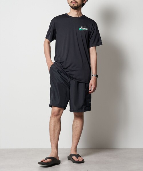 NIKE(ナイキ)の「NIKE/ナイキ 【国内FREAK'S STORE限定】EXCLUSIVE 水陸両用 RASH GUARD S/S TEE /ラッシュガード ショートスリーブTシャツ(Tシャツ/カットソー・メンズ・ネイビー/ホワイト/グリーン/ブラック・SMALL/MEDIUM/LARGE/X-LARGE)」の12枚目の写真