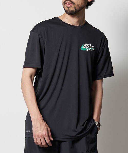 NIKE(ナイキ)の「NIKE/ナイキ 【国内FREAK'S STORE限定】EXCLUSIVE 水陸両用 RASH GUARD S/S TEE /ラッシュガード ショートスリーブTシャツ(Tシャツ/カットソー・メンズ・ネイビー/ホワイト/グリーン/ブラック・SMALL/MEDIUM/LARGE/X-LARGE)」の19枚目の写真