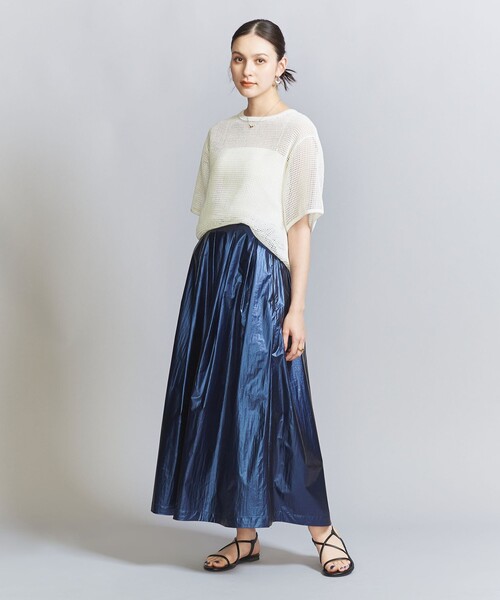 【極美品】TORRAZZO DONNA⭐️リバーシブルジャガードスカート　ブルー Torrazzo Donna（トラッゾドンナ）の「《追加》【TORRAZZO DONNA