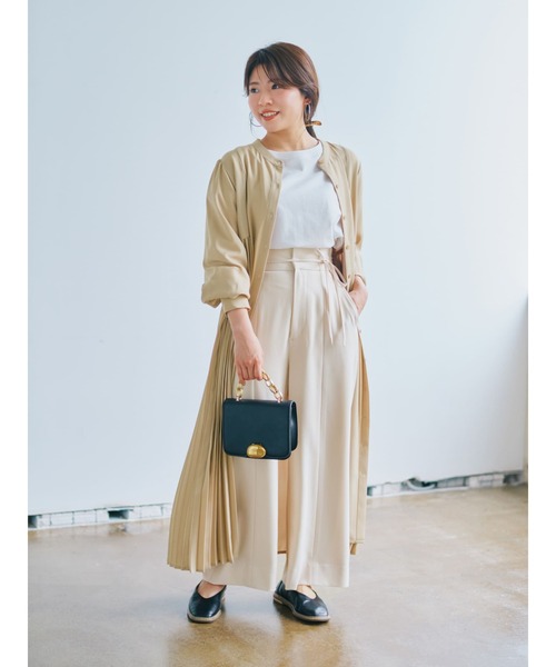 COHINA（コヒナ）の「ヨークデザインとろみシャツワンピース